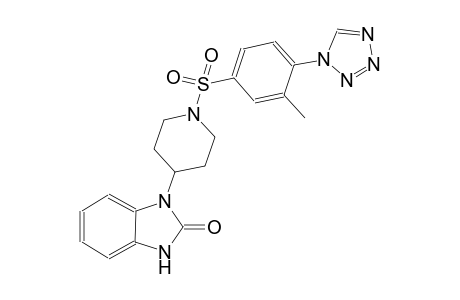 2H-benzimidazol-2-one, 1,3-dihydro-1-[1-[[3-methyl-4-(1H-tetrazol-1-yl)phenyl]sulfonyl]-4-piperidinyl]-