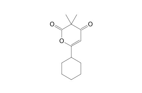 6-CYCLOHEXYL-3,3-DIMETHYL-2H-PYRAN-2,4(3H)-DIONE
