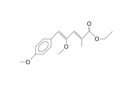 (2E,4E)-4-Methoxy-5-(4-methoxy-phenyl)-2-methyl-penta-2,4-dienoic acid, ethyl ester