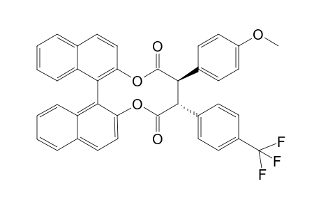(-)-(Ra,2R,3R)-2-(4-methoxyphenyl)-3-(4-trifluoromethylphenyl)succinic acid [1,1']binaphthalenyl-2,2'-diol ester
