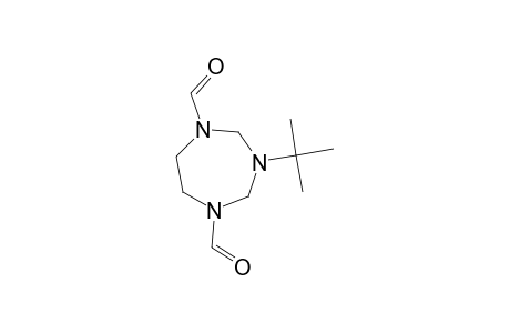 1,3,5-Triazepine-1,5-dicarboxaldehyde, perhydro-3-tert-butyl-
