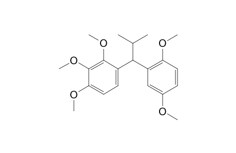 1-(1-(2,5-dimethoxyphenyl)-2-methylpropyl)-2,3,4-trimethoxybenzene