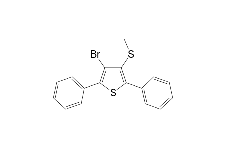 3-Bromo-4-(methylthio)-2,5-diphenylthiophene