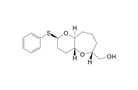 (2R*,4aR*,6R*,9aS*)-2-(Phenylthio)-6-(hydroxymethyl)pyrano[2,3-b]oxepane