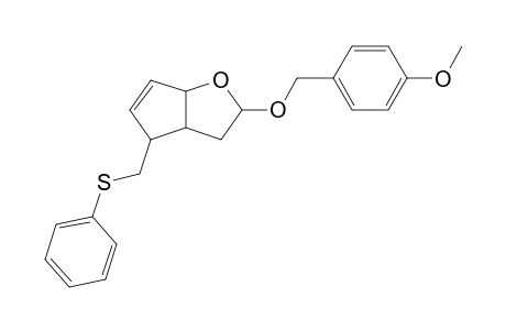 2-(4-Methoxybenzyloxy)-4-phenylsulfanylmethyl-3,3a,4,6a-tetrahydro-2H-cyclopenta[b]furan