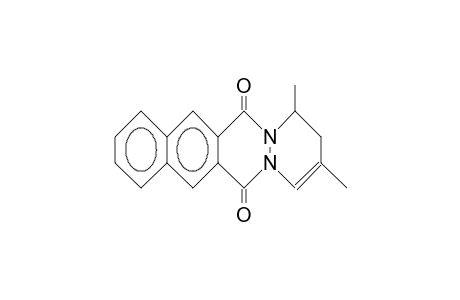 1,3-Dimethyl-1,2-dihydro-benzo(G)pyridazino(1,2-B)phthalazine-6,13-dione