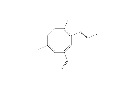 (1Z,3Z,5Z)-1,6-Dimethyl-2-(prop-1-en-1-yl)-4-vinylcycloocta-1,3,5-triene