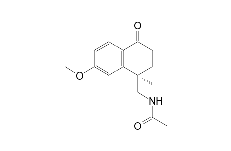 (R)-(-)-4-Acetamidomethyl-4-methyl-6-methoxy-3,4-dihydronaphthalen-1(2H)-one