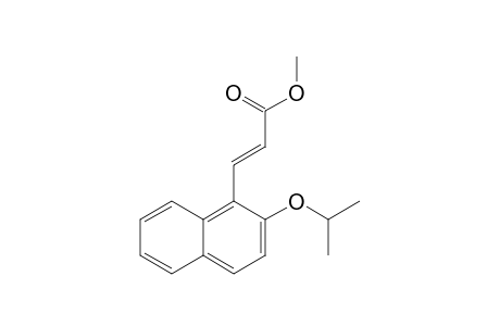 (E)-3-(2-isopropoxy-1-naphthyl)acrylic acid methyl ester