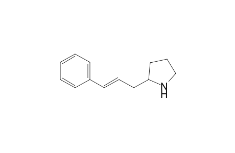 2-[3-Phenyl-(E)-prop-2-enyl]pyrrolidine