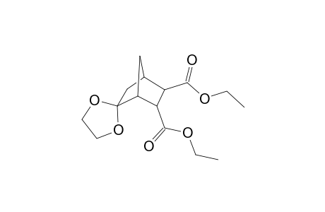2,3-Di(ethoxycarbonyl)-5-(ethylidenedioxy)bicyclo[2.2.1]heptane isomer