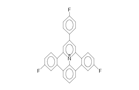 6,12-Difluoro-2-(4-fluoro-phenyl)-benzo(H)quinolizino(4,5,6,7-fed)phenanthridinium cation
