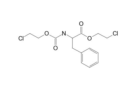 L-Phenylalanine, N-(2-chloroethoxycarbonyl)-, 2-chloroethyl ester