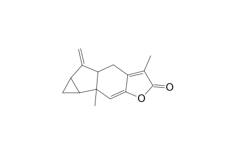 3,6b-Dimethyl-5-methylene-4a,5,5a,6,6a,6b-hexahydrocyclopropa[2,3]indeno[5,6-b]furan-2(4H)-one