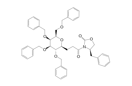 (R)-4-BENZYL-3-[3-(2,3,4,6-TETRA-O-BENZYL-BETA-D-GALACTOPYRANOSYL)-PROPIONYL]-OXAZOLIDIN-2-ONE