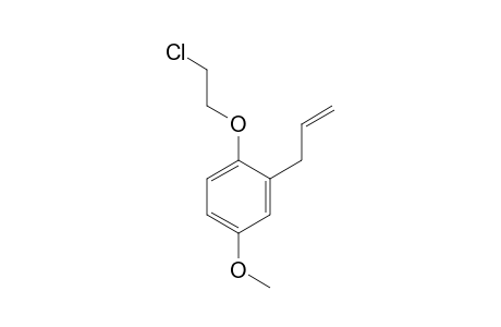 2-Allyl-1-(2-chloroethoxy)-4-methoxybenzene