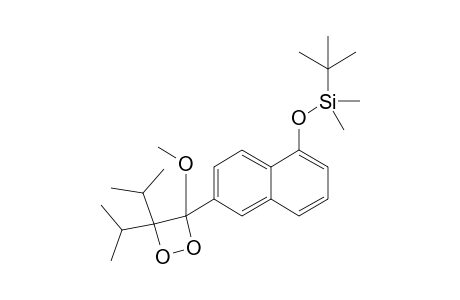 4,4-Diisopropyl-3-methoxy-3-[5-(tert-butyldimethylsiloxy)-2-naphthyl]-1,2-dioxetane