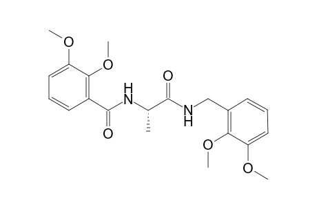 (2S)-2-(-2,3-Dimethoxyphenyl)carbonylamino-N-(2,3-dimethoxybenzyl)ethyl amide