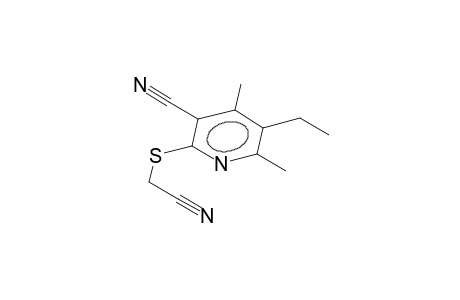 2-cyanomethylthio-3-cyano-4,6-dimethyl-5-ethylpyridine