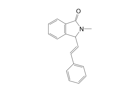 (E)-2-Methyl-3-(2-phenylethenyl)isoindolin-1-one