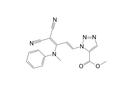 1,2,3-Triazol, 1-(E-4,4-dicyano-3-N-methylanilino-1,3-butadien-1-yl)-4-(methoxycarbonyl)-