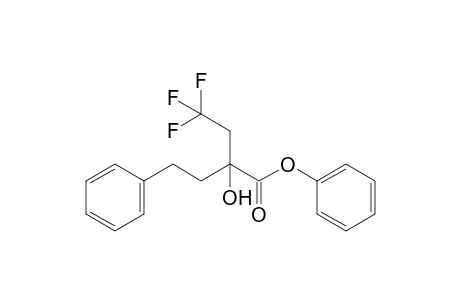 Phenyl 4,4,4-trifluoro-2-hydroxy-2-phenethylbutanoate