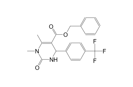 benzyl 1,6-dimethyl-2-oxo-4-[4-(trifluoromethyl)phenyl]-1,2,3,4-tetrahydro-5-pyrimidinecarboxylate