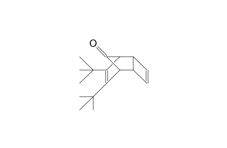 endo-7,8-Di-tert-butyl-tricyclo(4.2.1.0/2,5/)nona-3,7-dien-9-one