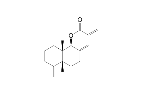 (5R,9S,10S)-9-Acryloyloxy-5,10-dimethyl-4,8-dimethylenedecalin