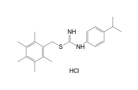 3-(p-cumenyl)-2-pentamethylbenzylthiopseudourea, hydrochloride