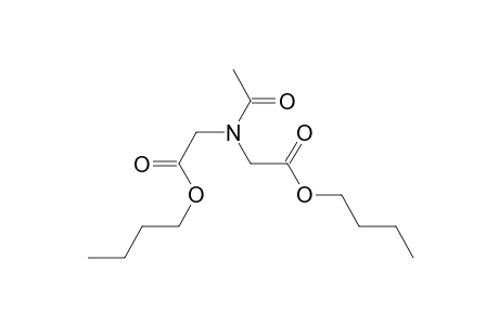 Glycine, N-acetyl-N-(2-butoxy-2-oxoethyl)-, butyl ester