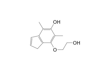 7-(2-hydroxyethoxy)-4,6-dimethyl-1H-inden-5-ol
