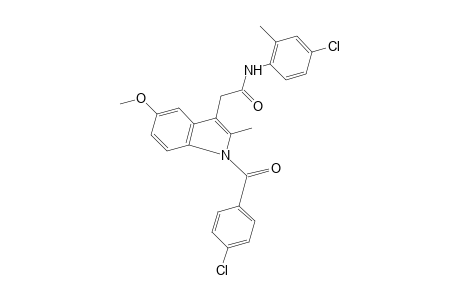 4'-CHLORO-1-(p-CHLOROBENZOYL)-5-METHOXY-2-METHYLINDOLE-3-ACETO-o-TOLUDIDE