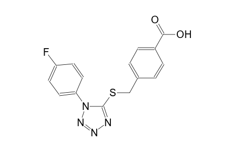 4-({[1-(4-fluorophenyl)-1H-tetraazol-5-yl]sulfanyl}methyl)benzoic acid