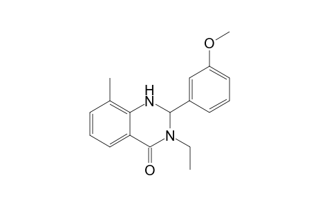 3-Ethyl-2-(3-methoxyphenyl)-8-methyl-2,3-dihydroquinazolin-4(1H)-one