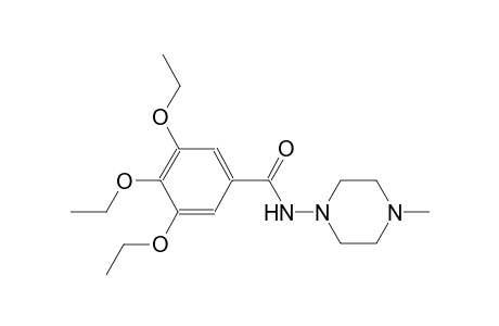 3,4,5-triethoxy-N-(4-methyl-1-piperazinyl)benzamide