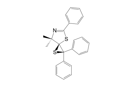 7,7-DIMETHYL-2,2,5-TRIPHENYL-1,4-DITHIA-6-AZASPIRO-[2.4]-HEPT-5-ENE