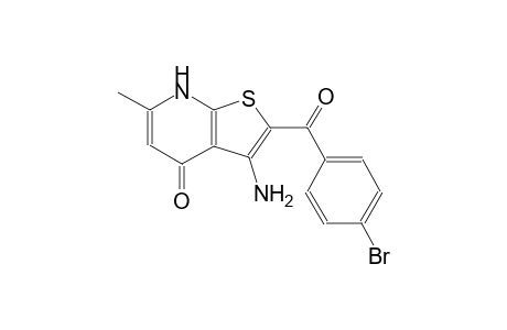 thieno[2,3-b]pyridin-4(7H)-one, 3-amino-2-(4-bromobenzoyl)-6-methyl-