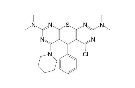 6-Chloro-2,8-bis(dimethylamino)-5-phenyl-4-piperidino-5H-thiopyrano[2,3-d:6,5-d']dipyrimidine