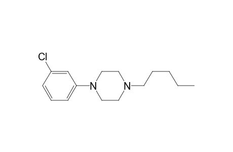 1-(3-Chlorophenyl)-4-pentyl-piperazine