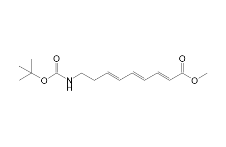 Methyl 9-[(t-butoxycarbonyl)amino]nona-2,4,6-trienoate