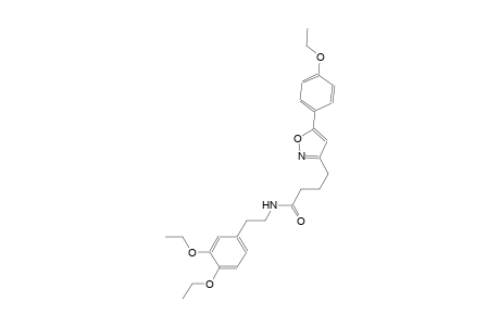 3-isoxazolebutanamide, N-[2-(3,4-diethoxyphenyl)ethyl]-5-(4-ethoxyphenyl)-