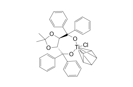 Chlorocyclopentadienyl[(4R,5R)-2,2-dimethyl-alpha,alpha,alpha',alpha'-tetraphenyl-1,3-dioxolane-4,5-dimethanolato]titanium