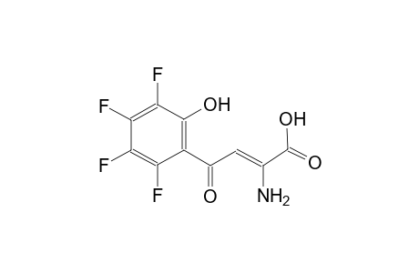 (2Z)-2-amino-4-oxo-4-(2,3,4,5-tetrafluoro-6-hydroxyphenyl)-2-butenoic acid