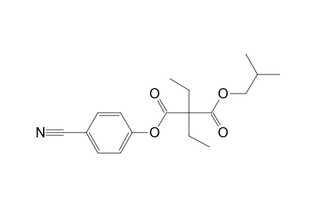 Diethylmalonic acid, 4-cyanophenyl isobutyl ester