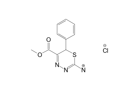 2-AMINO-5-CARBOXYMETHOXY-6-PHENYL-6-H-1,3,4-THIADIAZINE_HYDROCHLORIDE