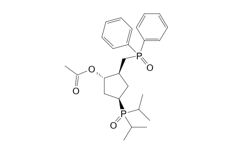 t-4-(Diisopropylphosphinoyl)-t-2-[(2-diphenylphosphinoyl)methyl]-r-1-cyclopentyl acetate