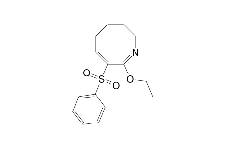 Azocine, 8-ethoxy-2,3,4,5-tetrahydro-7-(phenylsulfonyl)-, (E,?)-