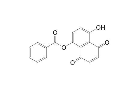 5-benzoyloxy-8-hydroxynaphthalene-1,4-dione