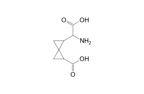 4-[2-Amino(carboxy)methyl]spiro[2.2]pentane-1-carboxylic acid